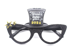 Perfect Quest, Regalo <span class=keywords><strong>de</strong></span> <span class=keywords><strong>Año</strong></span> Nuevo, Lentes <span class=keywords><strong>de</strong></span> Moda con Diseño <span class=keywords><strong>de</strong></span> Ojo <span class=keywords><strong>de</strong></span> Gato, Lentes <span class=keywords><strong>de</strong></span> ABS y PC, Color Personalizable, Reutilizables, Novedad para la Celebración <span class=keywords><strong>de</strong></span> la Cuenta Regresiva - Product Image 2