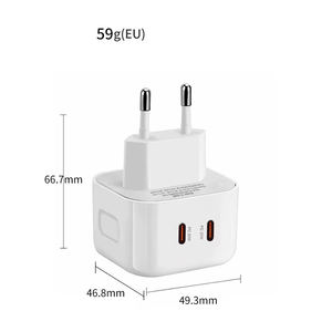 For UK Plug PD 40W Fast Charger Type-C PD 20W Mobile Phone <strong>Adapter</strong> with Retail Box EU Socket Standard Type-C Fast Charging - Product Image 5