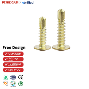 Vis à tête cruciforme en acier inoxydable 304/410 M4.2, zinguée, à queue de <span class=keywords><strong>disque</strong></span>, filetage fin, système de mesure métrique, marque XLF - Product Image 1