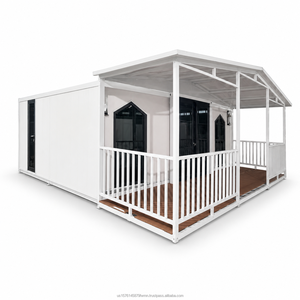 Maisons modulaires 20 pieds, cabane préfabriquée avec véranda, maison-conteneur moderne pour villa, usage extérieur, mini-maison avec véranda, étanche et ignifuge. - Product Image 6