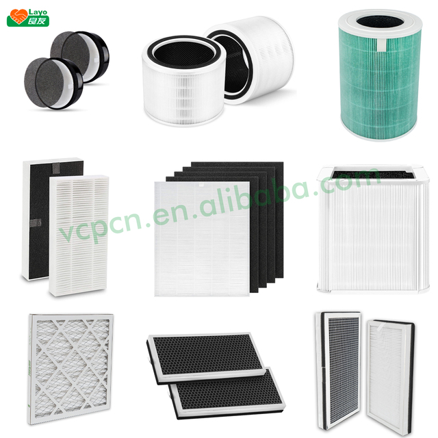 Factory LAYO Premium Air Filter Replacement for Blueairs Xiaomi Levoit Idylis Holmes Air Purifier Cleaner Filter Parts Accessory