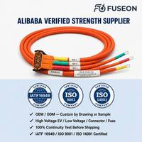 Kabel Rakitan Sistem Pendingin Arus Tinggi 600V untuk Kipas Kabinet Penyimpanan Energi Baru, Kabel Harness Mobil, Custom