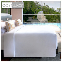 Parure de draps d'hôtel 5 étoiles Ritz Carlton en coton égyptien 400TC/600TC, écologique, blanc, Queen/King, satiné/percale