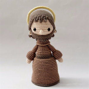 <span class=keywords><strong>Crochet</strong></span> Nativité Ensemble Amigurumi Main En Peluche Nativité Scène <span class=keywords><strong>De</strong></span> Noël Poupées Mary Joseph Bébé Jésus Poupée - Product Image 3