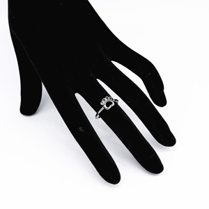 yunnique Cute Animal Paw <b>Ring</b> Open Design Silver Tone Fashion Jewelry For Women Gift - Product Image 5