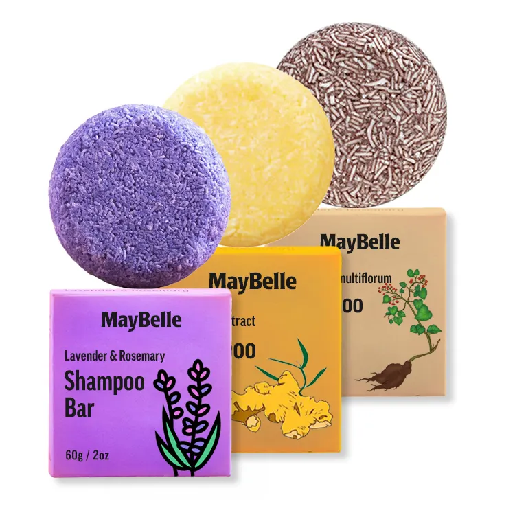 Private Label 100% Organic Hair Shampoo bar oli essenziali naturali a base vegetale per tutti i tipi di capelli