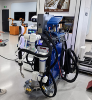 Estación de Trabajo de Soldadura Móvil de Alta Resistencia GBSWC18 con Robot Colaborativo de 20 KG, Sistema de Soldadura Robótica Integrado