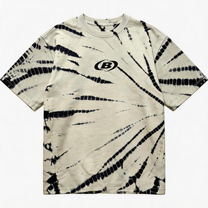 T-shirt streetwear tie-dye personnalisé HuaYi, OEM, vintage, délavé, tee-shirt vierge, <span class=keywords><strong>marque</strong></span> privée, fabricant de coton lourd pour les marques de mode - Product Image 1