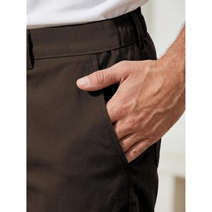 FOXA Short chino classique pour homme, 7 pouces, en sergé de coton, décontracté, avec poches, taille extensible, été - Product Image 5