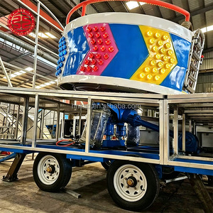 Mini Disco Tagada Portátil Montado en Remolque para Niños, Juegos Infantiles Disco Tagada en Venta, Atracción Disco Tagada para Ferias y Parques de Diversiones - Product Image 2