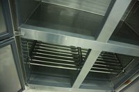 Réfrigérateur commercial à double température 1000L 6 portes pour buffet