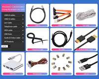 Cable adaptador de 15 pines SATA a 4 pines Molex con chaqueta de PVC Solución de conversión de energía estable para computadoras