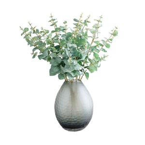 Décor de feuille <span class=keywords><strong>Moey</strong></span> de plante verte d'eucalyptus artificielle en soie de grande taille de haute qualité avec des détails élevés et un effet réaliste - Product Image 2