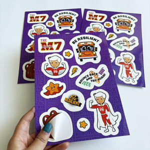 Pegatinas Personalizadas, Impresión de Adhesivos Personalizados, Vinilo con Logotipo, Pegatinas con Brillo, Pegatinas Troqueladas, Hojas de Pegatinas - Product Image 6