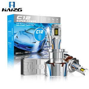 Haizg độ sáng cao <span class=keywords><strong>LED</strong></span> xe đèn pha 36000lm 6000K H1 H3 H7 H13 bóng đèn 9005 9006 <span class=keywords><strong>ECE</strong></span> R112 <span class=keywords><strong>LED</strong></span> H4 đèn pha - Product Image 2