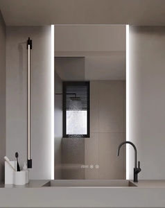 Espejo de Pared Moderno de Longitud Completa con Retroiluminación LED Lateral Integrada, Espejo Vertical Arquitectónico para Proyectos de Hoteles de Lujo - Product Image 3