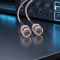 Câble coaxial RF BNC mâle-mâle RG179 75 Ohm HD-SDI 3G-SDI à conducteur en cuivre toronné personnalisable