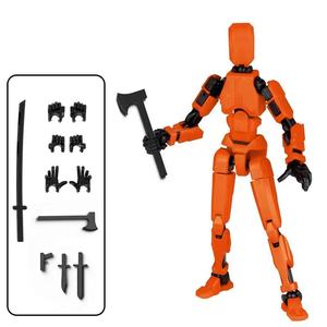 Modèle de robot entièrement articulé imprimé en 3D personnalisé, compatible avec l'animation en stop-motion, figurines d'action, cadeaux originaux - Product Image 3