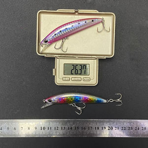 Leurres méné coulants lumineux UV 90mm 26g surfeur lourd 90 Wobblers lueur d'eau salée appâts durs artificiels pêche au bar Pesca - Product Image 4