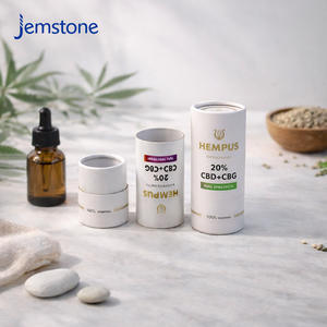 บรรจุภัณฑ์หลอดกระดาษคราฟท์แบบกำหนดเองสำหรับขวดทิงเจอร์รีไซเคิลได้ บรรจุภัณฑ์ทรงกระบอกสำหรับน้ำมันสกัดสมุนไพร บรรจุภัณฑ์หลอดกระดาษสำหรับน้ำหอม - Product Image 2