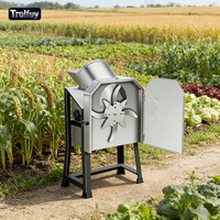 Machine à hacher les aliments pour animaux commerciaux, 2,5 kW, 4 lames réglables pour la préparation des aliments pour volailles et porcs