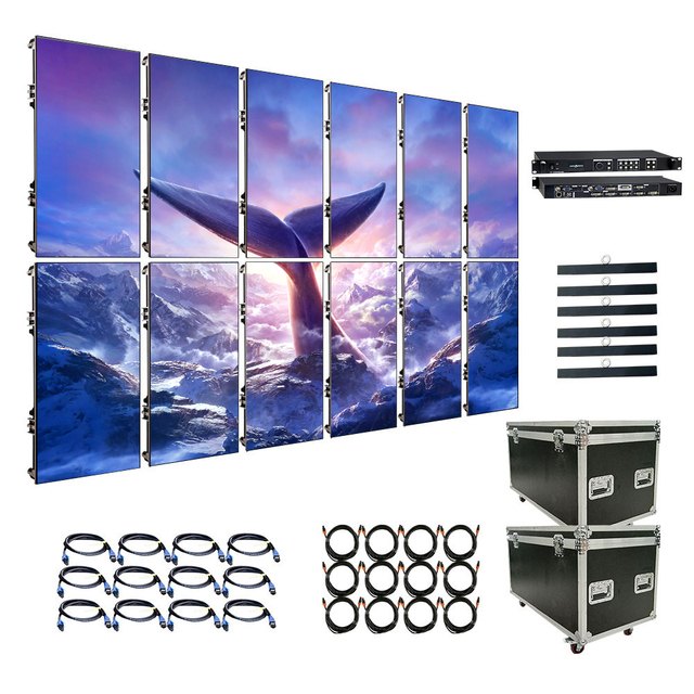 LED Video Wall Indoor P3.91 8K Resolution IP65 Waterproof Rental Events Stage Background Modular LED Display Screen