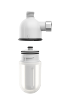 Pré-filtre de douche éliminant le chlore et les métaux lourds, filtration en 20 étapes pour une peau plus douce et des cheveux plus sains, facile à installer