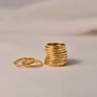 Bague personnalisée en acier inoxydable avec gravure, certifiée CE, étanche, cadeau de la Saint-Valentin, à porter pour les festivals