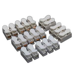 Vendite calde Ch2 <span class=keywords><strong>Ch3</strong></span> UL94-V0 resistente al fuoco in plastica connessione rapida LED connettore morsettiera - Product Image 1