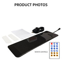 Pantalla de panel LED Dynamic Devil Eyes para coche, tablero de luz de parabrisas Flexible, Mensaje de desplazamiento inteligente, animación LED suave