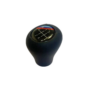 Chen Can Leather <b>Shift</b> <b>Knob</b> Black For Bmw E36 E46 E34 5 7 Series Car Gear <b>Knob</b> - Product Image 4