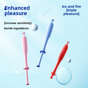 Silicone Ba niềm vui quan hệ tình dục đồ chơi ICE lửa độ kín cho invigorated mong muốn tăng cường cực khoái nhạy cảm - Product Image 3