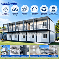 VICDOWEX Bâtiment Modulaire Préfabriqué Conteneurisé en Kit – Bureau au Design Contemporain pour Projets Industriels et Logement du Personnel de Camp