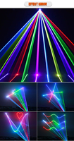 Projecteur laser RGB 10W 30Kpps ILDA pour événements, scène, animation 3D en couleur pleine, lumière laser pour DJ, boîte de nuit