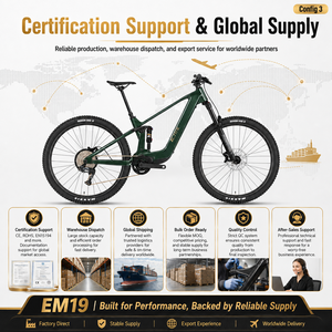 EM19 Bicicletta Elettrica in Carbonio <span class=keywords><strong>E</strong></span>-MTB con Bafang M820 250W 85Nm 720Wh, Wheeltop EDS OX-12S Wireless, Sospensione Completa 29er, OEM ODM - Product Image 6