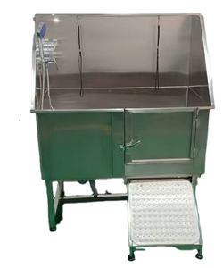 อ่างอาบน้ำสุนัขสแตนเลสเป็นมิตรกับสิ่งแวดล้อมอ่างอาบน้ำดูแลสัตว์เลี้ยงสำหรับทำความสะอาดสัตวแพทย์อาบน้ำผลิตภัณฑ์สปา - Product Image 1