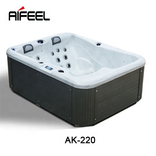 Jaccuzi Bathtub Outdoor Acrylic Whirlpool Spa 3 Person Hot Tub
