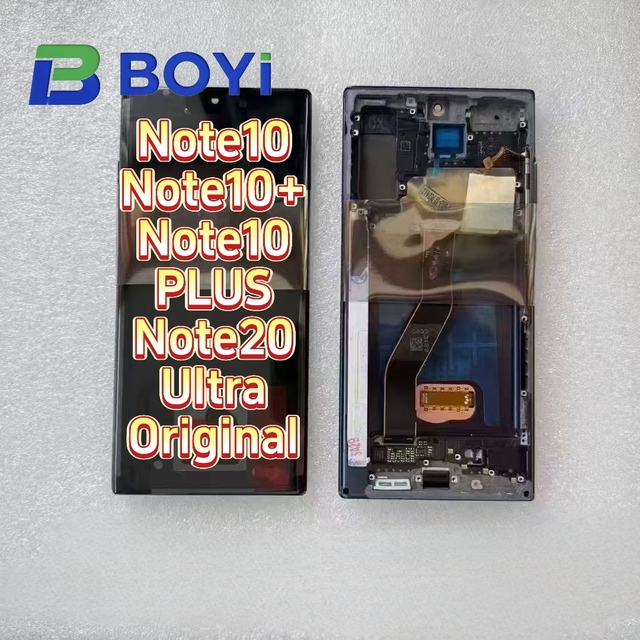 100%Original AMOLED for Samsung NOTE10+ NOTE10 PLUS NOTE 10 Note 8 9 20ultra 5g Touch Screen Display Mobile Phone LCD Pantalla