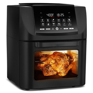 <span class=keywords><strong>Freidora</strong></span> <span class=keywords><strong>de</strong></span> <span class=keywords><strong>Aire</strong></span> <span class=keywords><strong>Gourmia</strong></span> 14 Qt, Horno Todo en Uno con Asador, Pantalla Digital, 12 Programas Preestablecidos, Asar, Hornear, Grillar, Deshidratar, Apto para Lavavajillas - Product Image 5