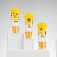Tube Airless pour Crème Solaire Nouvelle Arrivée 25ml~70ml Tube Airless en Plastique pour Crème Solaire Pompe Ovale Tubes Cosmétiques Plats à Presser pour Crème BB