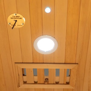 Sauna intérieur moderne pour <span class=keywords><strong>2</strong></span> <span class=keywords><strong>personnes</strong></span>, vente en gros, sauna traditionnel en bois de pruche massif à infrarouge lointain, <span class=keywords><strong>hammam</strong></span> - Product Image 4