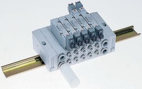 SX5000-50-1A-C6-Q  Emplacement de fin de circuit à 5 positions, interface JIS pour électrovanne SY5000, corps en aluminium moulé sous pression, série SX5000