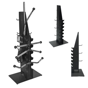 VIGFIT Rack Commerciale per <span class=keywords><strong>Palestra</strong></span> per Accessori Fitness, Supporto per Cavi e Attrezzi - Product Image 4