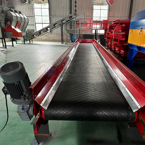 Rode veelzijdige bulkmateriaalbandtransportband voor gebruik in de cementindustrie en bouwtransport - Product Image 2