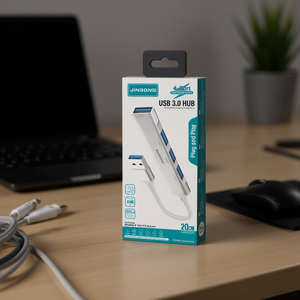 Hub USB 3.0 JINGONG de 4 Puertos, Solución de Expansión de Alta Velocidad - Product Image 3
