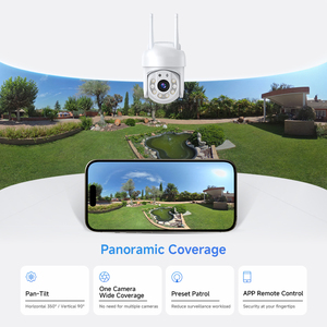 Caméra de sécurité extérieure WiFi PTZ O-KAM Pro <span class=keywords><strong>CS6</strong></span> 1080P avec suivi humanoïde IA, détection d'aire de suivi et vision nocturne couleur intégrale - Product Image 2