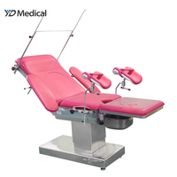 Table d'examen médical électrique pour hôpital, gynécologie, obstétrique et accouchement DST-3004 avec hauteur réglable