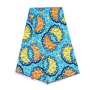 New Fashion African Wax Print Khanga Ankara and Java Style 100% Cotton Fabric for African Maxi Dress