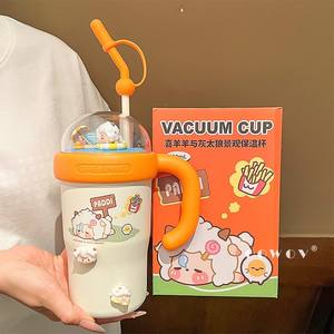 Vaso Térmico Paddi de 830 ml, de Acero Inoxidable Aislado, con Pajita, para Viaje - Product Image 1