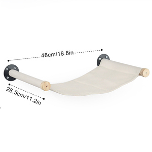 Fabbrica diretta gatto amaca e posatoi a parete in legno gatto mensola mobili arrampicata gatto amaca - Product Image 5